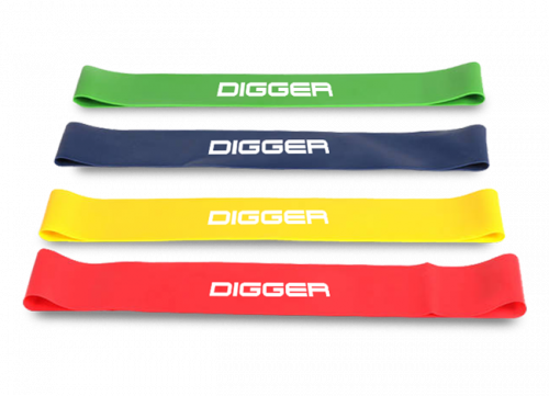 Набор ленточных эспандеров, 4шт Hasttings Digger HD31B1
