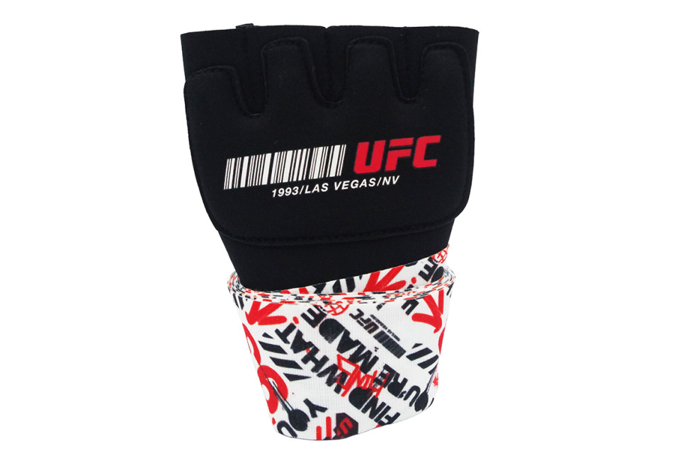 Гелевые бинты UFC Gel Glove Wraps RD/WH, SM