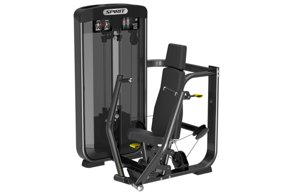 Жим от груди сидя SPIRIT SP-3504 со стеком 90 кг