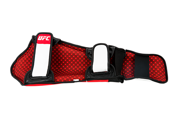 UFC Защита голени с защитой подъема стопы черная - L/XL