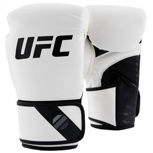 UFC Pro Fitness Перчатки тренировочные для спарринга белые - 14 Oz