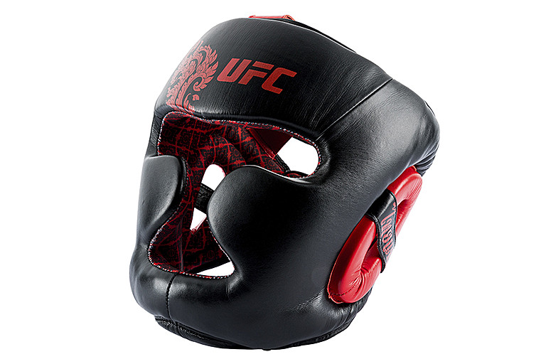 UFC Premium True Thai Шлем для бокса, цвет черный, размер L